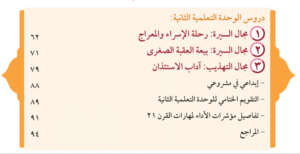 الوحدة التعليمية الثانية