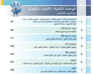 الوحدة الثانية الأدوات الرقمية برنامج سكراتش