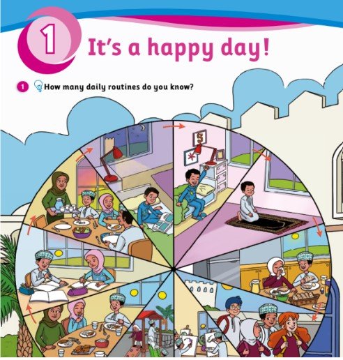 الوحدة الأولى It’s a happy day!