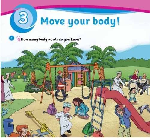 الوحدة الثالثة: Move your body