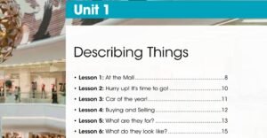 الوحدة الأولى: Describing Things