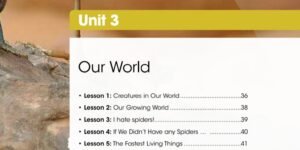 الوحدة الثالثة: Our world