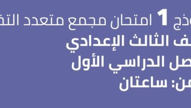 نماذج الوزارة الاسترشادية