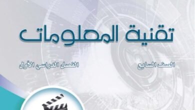 كتاب تقنية المعلومات للصف السابع