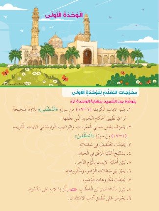 الفصل الأول: التلاوة والحفظ