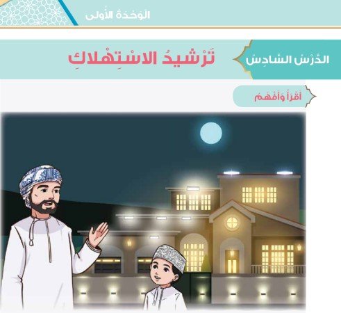 الدرس السادس: ترشيد الاستهلاك