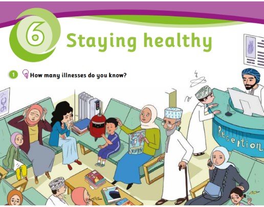 الوحدة السادسة: Staying healthy 