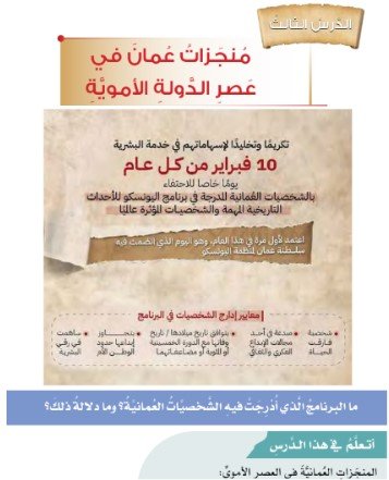 الفصل الثاني:عمان في العصر الأموي