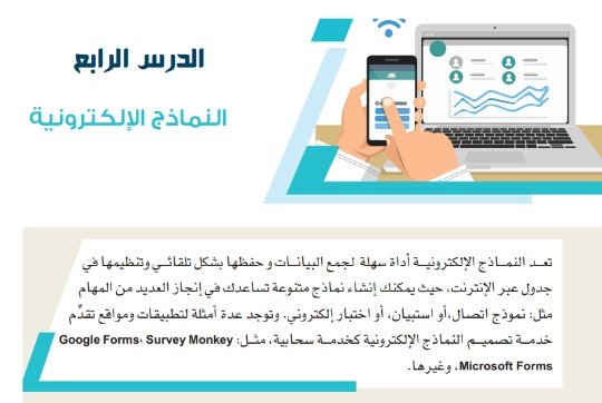 الدرس الرابع: النماذج الإلكترونية