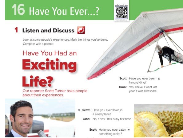 الوحدة السادسة عشر: ?..Have You Ever