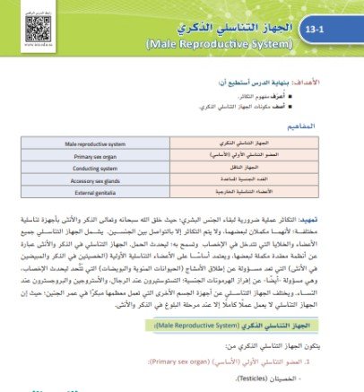 الفصل الثالث عشر: الجهاز التناسلي