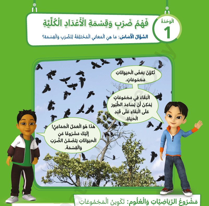 الوحدة الأولى: فهم ضرب وقسمة الأعداد الكلى