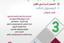 كتاب الدراسات الإجتماعية المستوى الثالث للمرحلة الإبتدائية القطرية