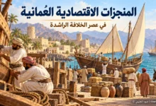 رسم تعليمي للتجارة البحرية وصناعة السفن ضمن المنجزات الاقتصادية العُمانية في عصر الخلافة الراشدة – ضوء التعليمي.