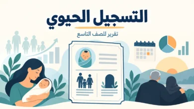 تقرير عن التسجيل الحيوي للصف التاسع: مفهومه وأهميته وعلاقته بالتعداد السكاني