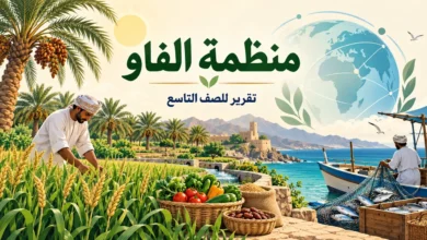 تقرير عن منظمة الفاو للصف التاسع
