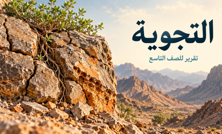 تقرير عن التجوية